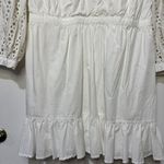 Something Navy Women's Size XXL Long Sleeve Dress White Eyelet Cinch Waist NWT Photo 5