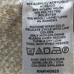 Loft NWT Buffalo Plaid Sweater Womens XL Tan White Mock Neck Cozy Preppy Fall Photo 4