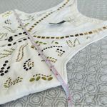 Abercrombie & Fitch NEW! Studded Vest White Y2K Western Size L Photo 6