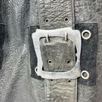 Anat Marin DD Addore Extra Large‎ Purse Handbag Shoulder Soft Gray Leather USA Black Photo 4