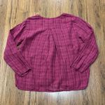 Eileen Fisher  Top Womens XXS Pink Organic Linen Boxy Fit Oversized *Flaw-stain* Photo 6