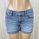 Gap  Denim | 5'' Jean Short Women's Size 26 Regular Distressed Fringe Photo 1