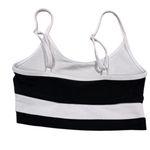 Beach Riot Eva Ribbed Colorblock Black Bra Top Athleisure Activewear Yoga s Photo 1