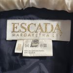 💙💖 Vintage 90s Escada Navy Single Breasted Blazer Blue Size 12 Photo 5