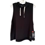 Under Armour Sleeveless Hoodie Loose Fit Top Women's XL Black Activewear Casual Photo 2
