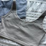 Brandy Melville Brandt Melville Set of 2 Bra/ Tanks Small Tan and Purple  Photo 1