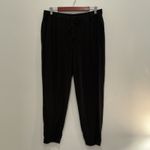 Eileen Fisher  Black Tencel Lyocell Elasthane Jogger Pants L G Photo 1
