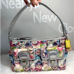 Coach  Poppy Multi-color Small Shoulder Bag Photo 0