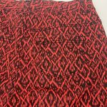 DG2 by Diane Gilman Black and Red Geo Patterned Straight Leg Jeans size 2 Photo 8