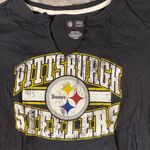 NFL Team Apparel Women’s Steelers T-shirt Size Large Photo 1