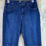 Lee  Riders Size 8 Classic Fit Medium Rise Straight Leg Blue Wash Jeans 5 Pockets Photo 2