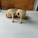 Marc Fisher Leather Draya Braided Woven Sandal Heel Nude Size 6.5 Photo 3