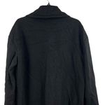 ATM Women’s Coat Black Oversize 2 Button Mid Length Classic Minimalist Small New Photo 5