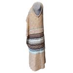 Anthropologie Sleeping On Snow Oullins Long Cardigan Vest Very Soft Tan Size L Photo 2