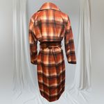 Anthropologie NWT NVLT Plaid Belted Trench Coat by  sz M Photo 12