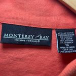 Monterey Bay‎ Orange Cotton Blend Button Down Jacket Women's Size 16 Jean Jacket Photo 1