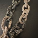 Chain Glittery Infinity Statement necklace Tri Photo 4