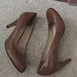 Michael Kors MK Tan Patent Leather Heels Photo 0
