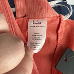Lulus Coral Tie Bralette Halter Top Size Medium Photo 11