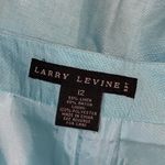 Larry Levine  12 women’s linen blend lined skirt Photo 6