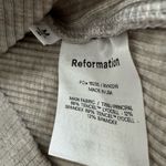 Reformation  Kendy rib knit mini dress bodycon dress in marble gray size M medium Photo 4