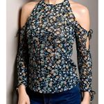 Veronica Beard  Flynn Silk Bow Blouse, Black Multi, 2 (US) Photo 0