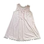 Vintage shadow line floral lace light pink dainty nightgown dress Size M Photo 0