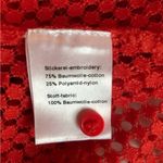 Akris Punto Shirt Size 8 Short Sleeve Sheer Top Blouse Eyelet Orange Open Weave Photo 7