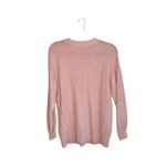 American Eagle Sweater Solid Light Pink Waffle Knit Oversized Photo 4
