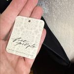 Free People  Satin Cutout Jumpsuit Black Size 8 NWT Photo 12