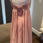Women’s Pink Full Length Strapless Prom Party Dress S NWT **READ DESCRIPTION Pink Photo 6