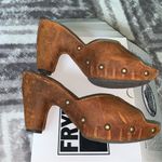 Frye  Tan Leather Women's Mules Photo 5
