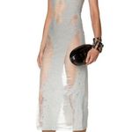 Diesel  - D-Hoper-Devo Midi Dress in Gray Photo 5