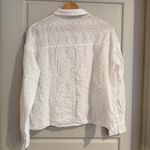 Mango  Embroidered Cotton Shirt Size Small Photo 3