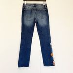 Driftwood  Kelly Mid Rise Embroidered Bootcut Jeans Blue 27 Photo 6