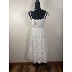 Petal and Pup petal and pup urmi midi dress white bow lined pockets small NWT Bride Photo 1