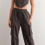 Isabelle's Cabinet Isabelle’s Cabinet Pretty Garbage Cropped Corset & Jogger Set Photo 0