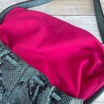 Cristian Leather Purse Blue Snake Shoulder Bag Shimmer Y2K Baddie Edgy Studded Photo 12