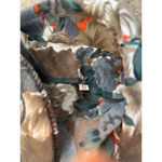 Vintage 80s Brown & Green country Floral blouse jacket blazer Size undefined Photo 2