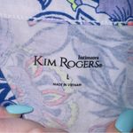 kim rogers  Y2K Floral Print Sleeveless Cami Tank Top size large Photo 3