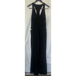 ET OCHS Ayden Plunge Neck Cutout Jersey Jumpsuit Black Womens Size 12 Sleeveless Photo 6