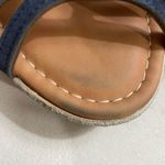 Bella Vita  Zip-Italy Espadrille Women’s Suede Flatform Sandals Navy Size 6.5 Photo 9