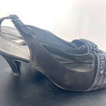 Gloria Vanderbilt  women's black slingback‎ shoes size 7 bin 1 Photo 0