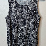 Athleta  Dark Blue Breezy Abstract Floral Tank Top Size Extra Small Photo 0