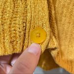 Wilfred  Aritzia Orange Chunky Knit Boxy Fit Cardigan Sweater Button Down XXS Photo 6