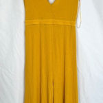 Love Tree  Summer Loving Woman’s Large Mustard Yellow Jumpsuit‎ Romper Photo 0