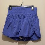 FP Movement Free People The Way Home Periwinkle Blue Active Shorts Size Medium Purple Photo 1