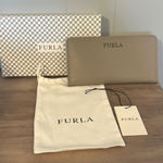 Furla NWT & Box  Grey Leather Wallet Photo 0