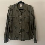 Knox Rose  Green Star Patterned Button-Up Shirt Size XL Photo 4