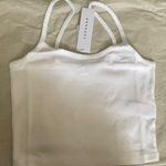 Topshop NWOT  white scallop trim tank top 4 Photo 0